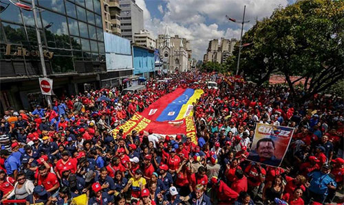 Marcha antiimperialista exige fin de sanciones contra Venezuela